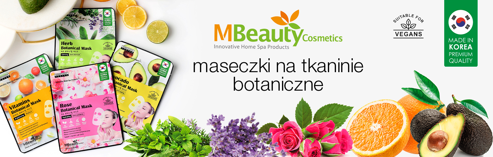 [MBeauty - maseczki botaniczne - produkty]