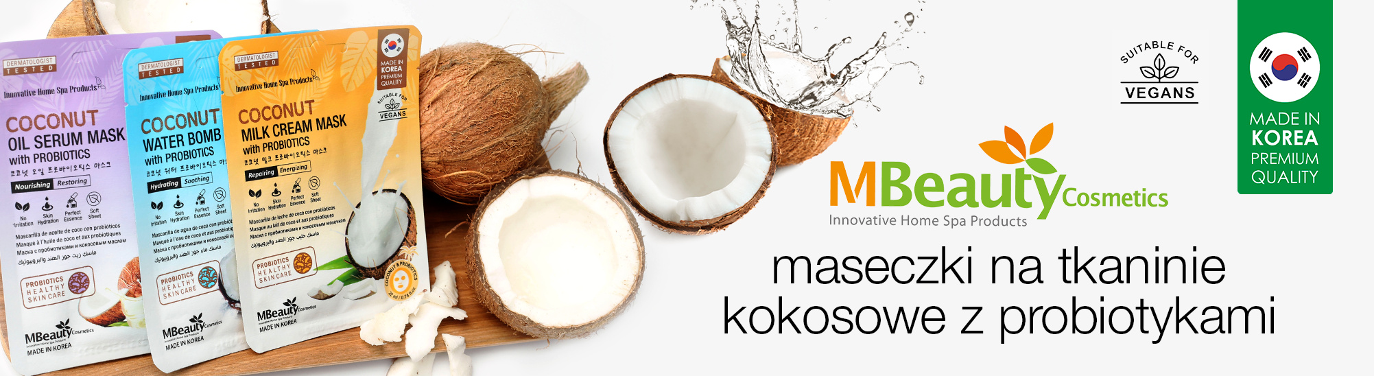 [MBeauty - maseczki kokosowe]