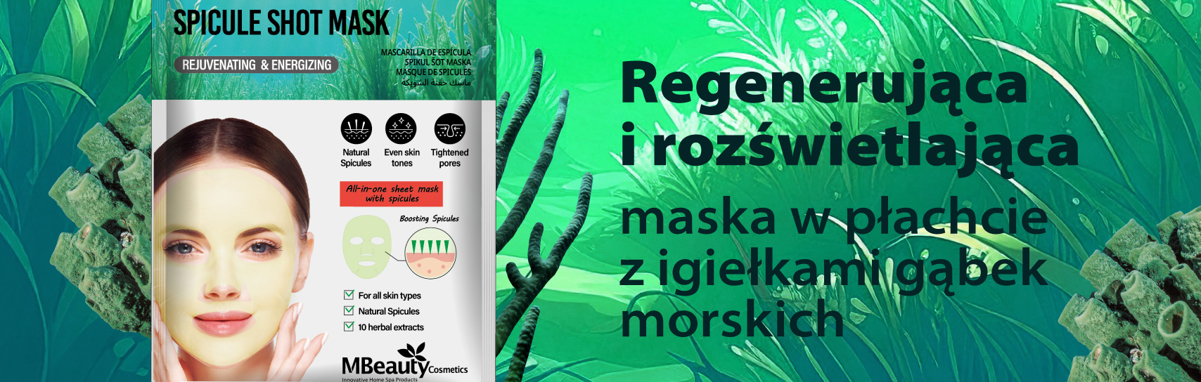 [MBeauty - maseczki spikule - produkty]