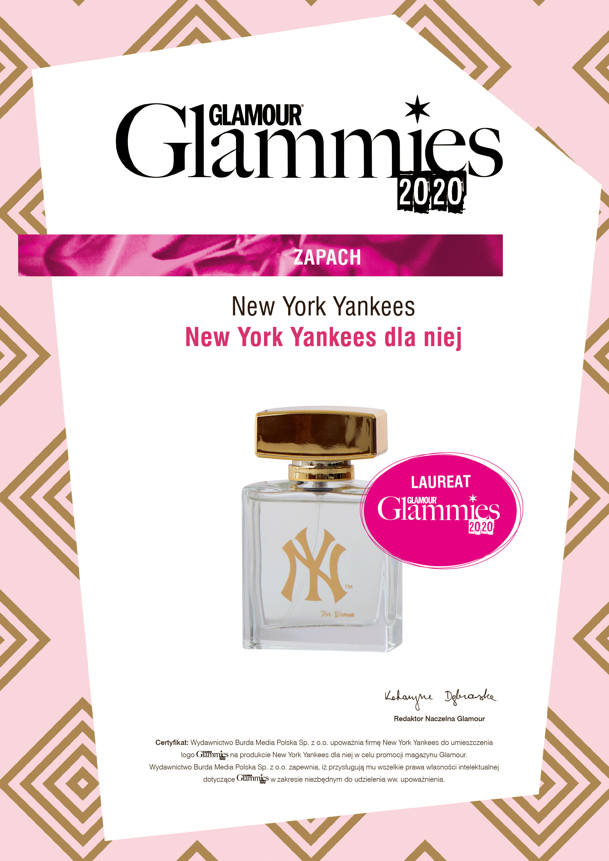 New York Yankees - Glammies Award 2020