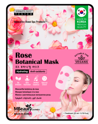  Rose botanical sheet face mask